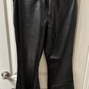 Abercrombie & Fitch Vegan Leather Flare Pants Curve Love Photo 1