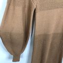 STAUD NEW  Women's Small Marylebone Long Sleeve Sweater Mini Dress Camel Brown Photo 4