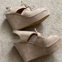 Nordstrom BP Lace-Up Platform Wedges Size 9.5 Photo 5