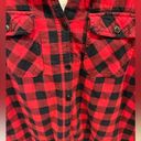 Boston Traders Womens Flannel Sherpa Lined Shacket Size Large Photo 2