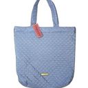 Simply Southern NWT  Quilted Tote Bag Purse in Iris Blue Photo 0