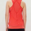 Sweaty Betty Coral Double Layer Twist Back Tank Photo 0