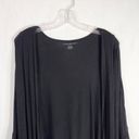 Lane Bryant  Plus Size 26 28 Shrug Cardigan Sweater Open Solid Black Light 188 Photo 2