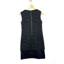 Hunter Bell  Julia Sheath Dress XS Black Textured Sleeveless Photo 3