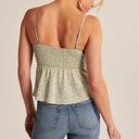 Abercrombie & Fitch Women’s Sage Green Front Knot Cami Photo 1