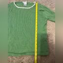 Oscar de la Renta Vintage Oscar  green knit top Photo 4