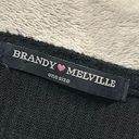 Brandy Melville Ribbed Tank Dress One Size Black Photo 4