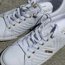 Guess White Leather Sneakers Photo 4