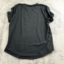 Lululemon  Womens Top Size 10 Short Sleeve Black Athletic Outdoors Preppy Boxy Photo 1