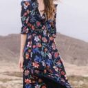 Hunter Bell  | Florence Dress | Desert Willow Blue Floral | Sz M Photo 0