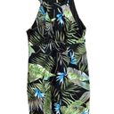 Connected Apparel Connected Black Blue Green Floral Halter Dress Wm 12 Photo 1