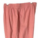 Krass&co D &  Naturals Wide Leg Pants Palazzo Linen Blend Pink Women’s Size Medium M Photo 5