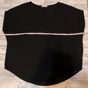 Lush Clothing Lush Black Sheer Lightweight V-Neck Sleeveless Blouse Women Size XL Photo 2