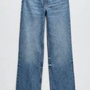 ZARA High Waisted Vintage Jeans Blue Size 6 Photo 0