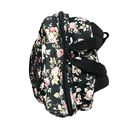 Vans  Off The Wall Backpack Black Floral Rose Patterned School Skate Laptop Bag Photo 3