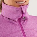 Lululemon  In Stride Jacket in Heathered Ultra Violet Pink New Size 4 Photo 3