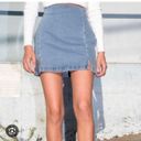 Brandy Melville Denim Mini Skirt Photo 4