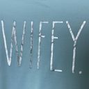 Rae Dunn  Wifey Tank Short Pajama Set Light Blue Size L Photo 11