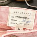 Sanctuary  Womens Size 32 Light Pink Denim Shorts Photo 2