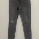 Harper Women’s Skinny Jeans Gray Wash Size 27 Fringe Hems Photo 0