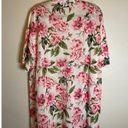 Show Me Your Mumu  White/Pink Floral Mini Robe/CoverUp One Size Fits Most FLAW Photo 2