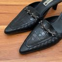 Brighton Vintage  “Pamela” Black Leather Pointy Heeled Mules Size 6M Photo 6