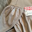 Free People movement NEW size extra small XS lined tan athletic shorts Photo 4