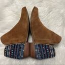 sbicca  Vintage Collection Boots Booties Brown Suede Southwest Print size 7.5 Photo 6