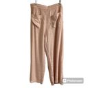 American Eagle  Outfitters Super High Rise Crop Wide Leg Linen Pants Women 16 Reg Photo 3