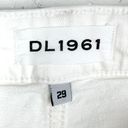 DL1961  Womens Patti High Rise Straight Jeans Donovan White Cotton Stretch 29 Photo 3