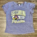 5th & Ocean Women’s ECU East Carolina University Pirates  Purple Team Tee Shirt Sz XL Photo 0