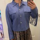 Sandro  fringe cardigan. Size 1 Photo 0