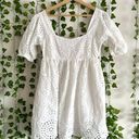 Chelsea & Violet White Floral Eyelet Mini Dress Photo 2