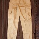 Missguided Women’s Size 2 Plain Cargo Trousers In Sand • Pockets & High Rise NWT Photo 3