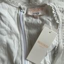Rococo  Sand Tessa Lace Tiered Mini Dress in White NWT Size medium Retail $490 Photo 7
