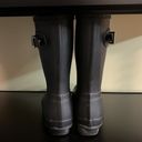 Hunter  Original Short Women's Casual Boots Black Rain Snow Size 8 B53 Photo 8