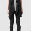 All Saints Black Hestia Jacket Vest Photo 0