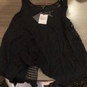 ANGL  black crochet top. New !! Photo 1