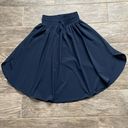 Lululemon  everyday skirt size 2 Navy Drawstring athleisure Lightweight Flowy Photo 4