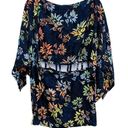 Indah NWT  Tropical Hawaiian Floral Cutout Mid Mini Dress Size XS Photo 5