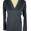 Zella Z by  Heathered Gray Hooded Long Sleeve High Low Hem Active Top Women Small Photo 0