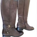 Ralph Lauren  Tall Equestrian Riding Boot Sz. 8.5M Brown Leather Side Buckle Photo 2