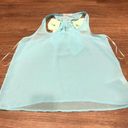 Dainty Hooligan Sheer  Racerback Racer Back Tank Top Bow Loose Flowy S SM Small Photo 2