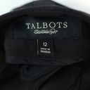 Talbots  Heritage Straight Leg Trouser Mid Rise Dress Pants Womens Size 12 Black Photo 5