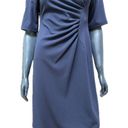 Shelby & Palmer  Navy Blue Dress Size 8 Ruched Sides New! Photo 1