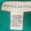 Doncaster  Kelly Green Tie Waist Blazer Double Breasted size 8 Cotton Blend Photo 5