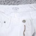 Good American  Good 90s Duster Natural Fray White Jeans High Rise Size 14 32 Photo 4