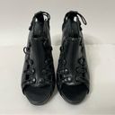 Bottega Veneta NEW  Black Leather Button Detail Slingback Heeled Sandal 35.5 / 5 Photo 3