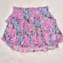 Love Shack Fancy  Ruffle Mini Skirt in Neon Bubbles size XS Photo 0