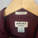 Ariat Real Maroon Fitted Button Up Photo 2